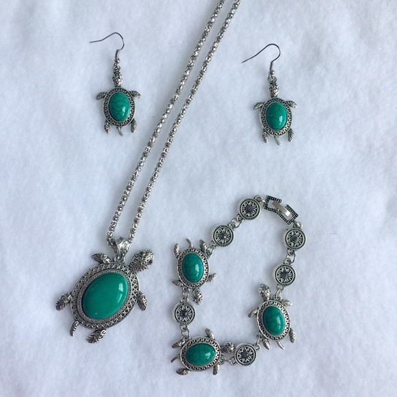 Jewelry - Tortoise Turquoise Set